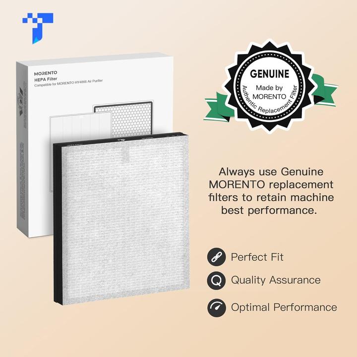 Produktbild Morento HY4866 Luftreiniger HEPA-Ersatzfilter im 2er-Pack (2x)