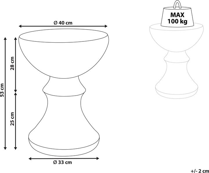 Actual product image Beliani Caldaro