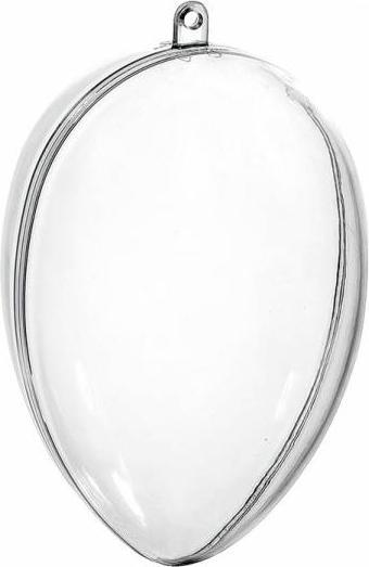 Actual product image Glorex Plastic egg divisible 8cm