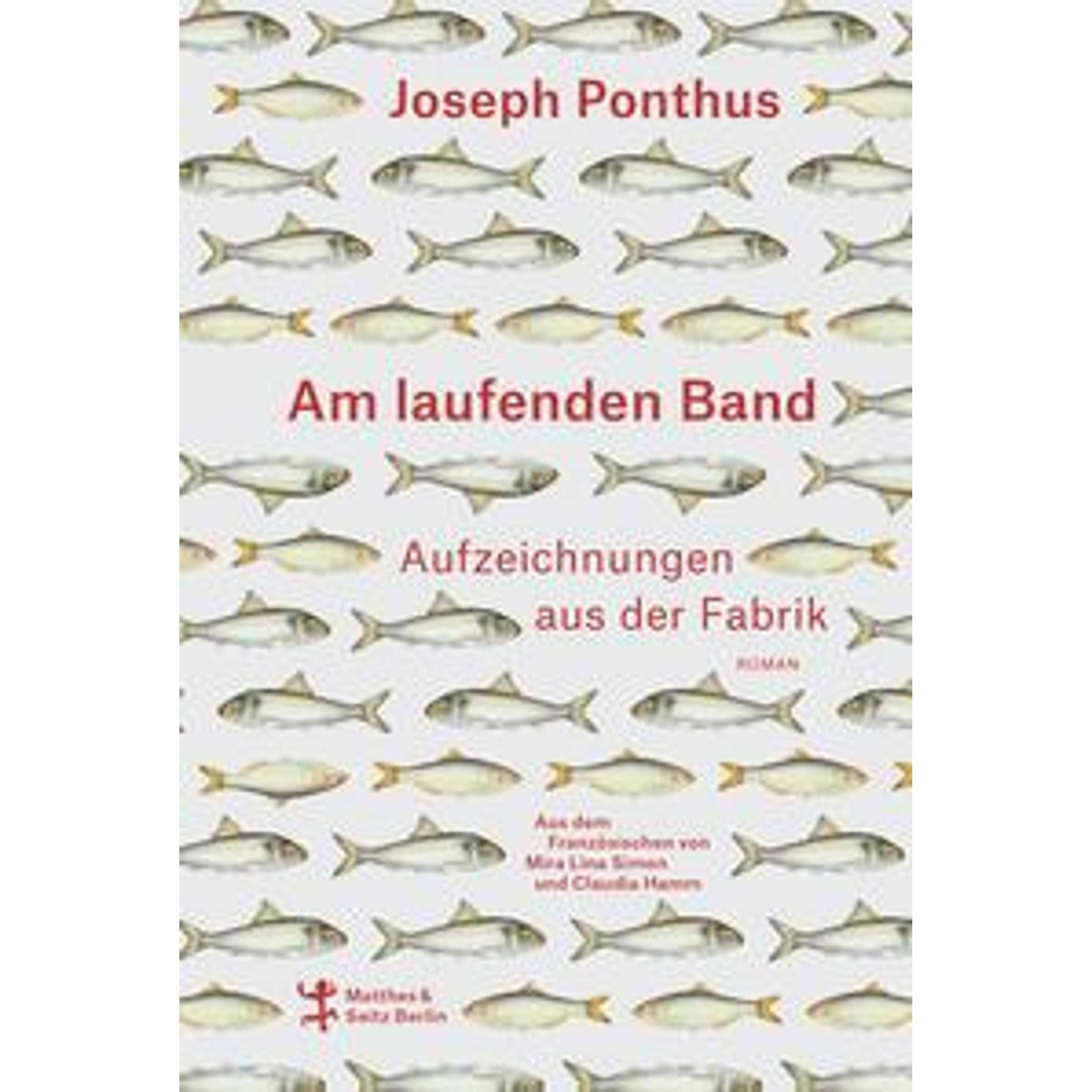 Am laufenden Band, Belletristik von Joseph Ponthus