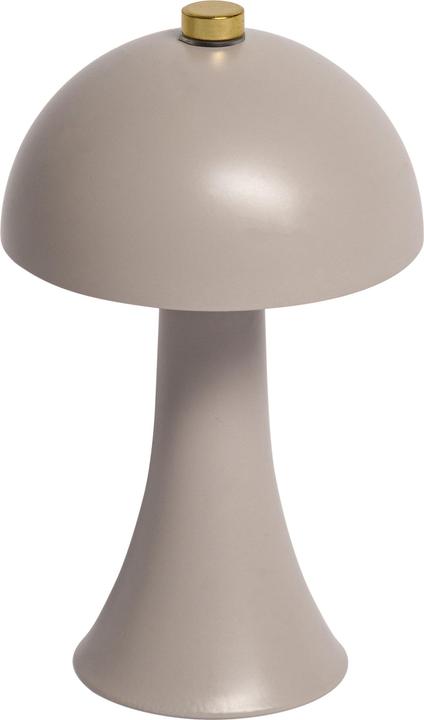 Actual product image Idena LED Tischleuchte Touch Fado Metall grau 10x16,5cm Akku USB C dimmbar 3 Modi Innen
