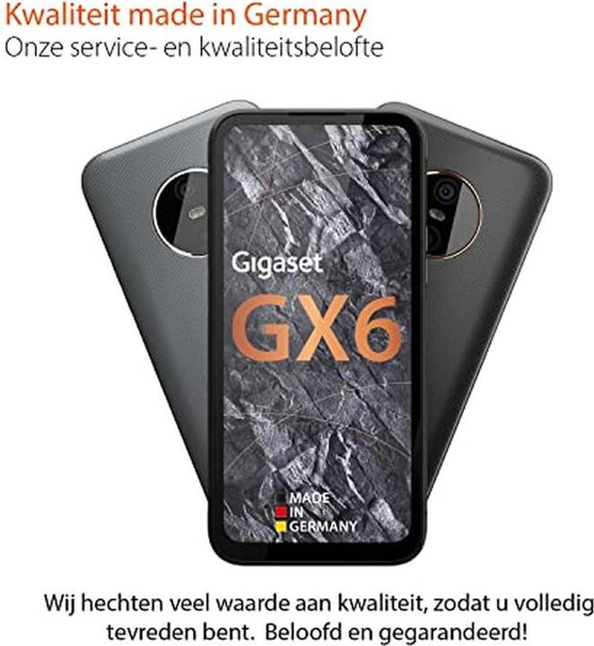 Produktbild Gigaset GX6 Outdoor (128 GB, Titanium Grey, 6.60", Dual SIM, 5G)