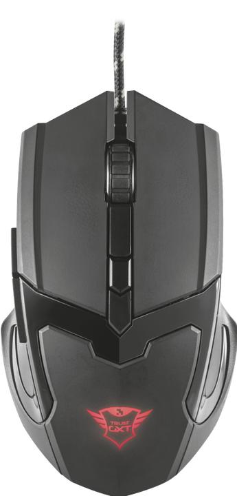 Produktbild Trust GXT 101 Maus Beidhändig USB Typ-A 4800 DPI (Kabelgebunden)