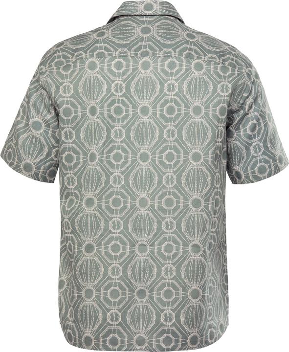 Immagine prodotto Men+ Leinenmix-Hemd, Halbarm, Alloverprint, Cubakragen, Cuba Fit (3XL)