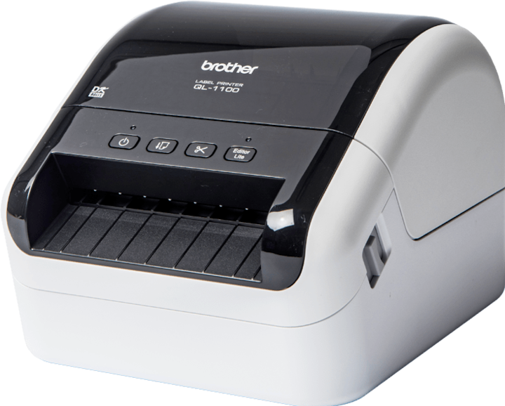 Actual product image Brother QL-1100c P-Touch (300 dpi)