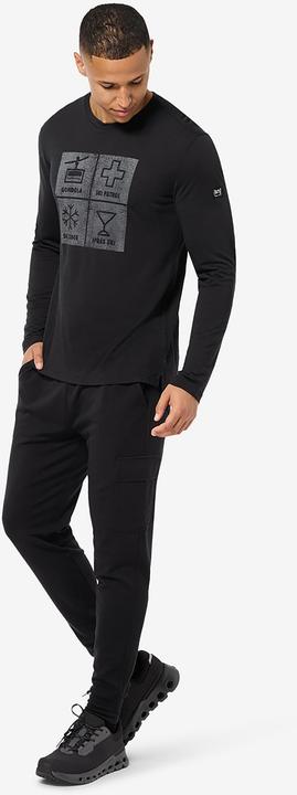 Immagine prodotto Super Natural SWISS LODGE Herren Langarmshirt schwarz (M)