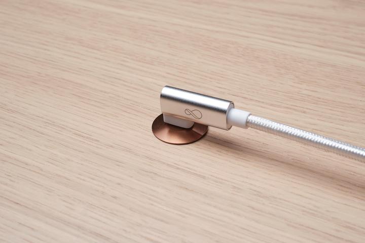 Actual product image Ochno Socket - USB-C outlet w. locking screw 1m cable in Copper (1 m, USB 3.2 Gen 2)