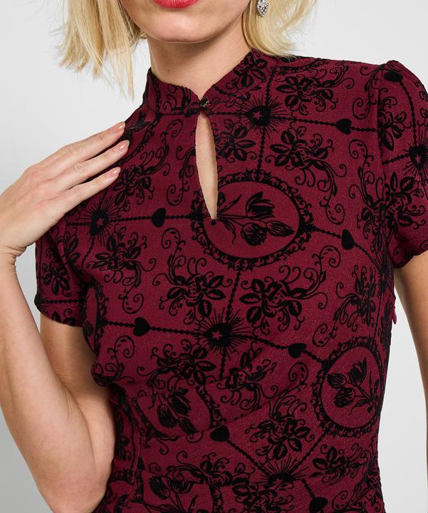 Image du produit Joe Browns Flocked Stretch Midi Dress (42)
