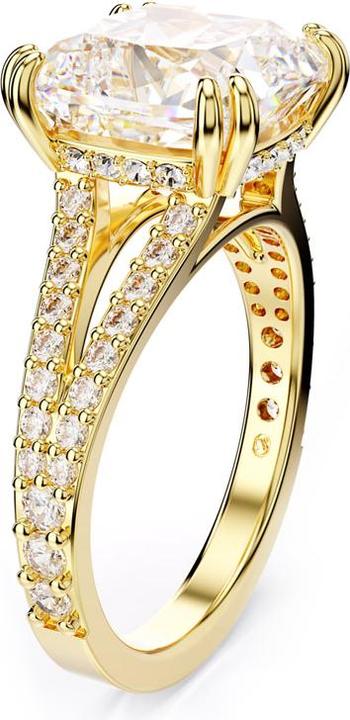 Produktbild Swarovski Stilla Cocktail Ring Kissenschliff Weiss Gold (52)