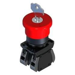 Rs Pro Druckschalter Rastend Tafelmontage, 1 NO (S, Taster + Schalter, Rot
