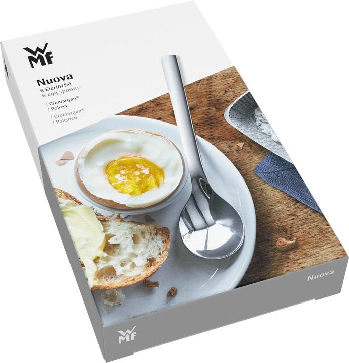 Produktbild WMF Eierlöffel Set 6tlg 12cm Nuova Edelstahl poliert (6 Stück, Löffel)
