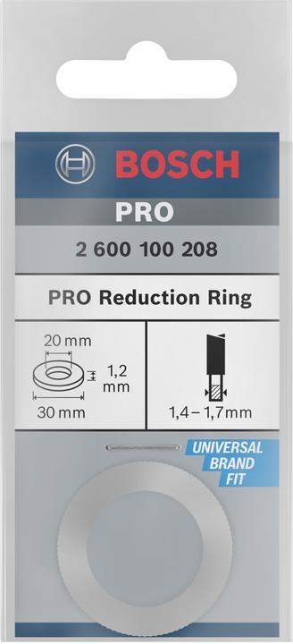 Actual product image Bosch Professional Zubehör Reducing ring for PRO circular saw blade, 30 x 1.2 x 20 mm