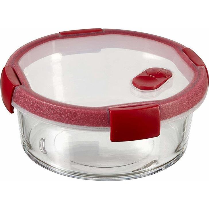 Curver Glass Container Round 1.2l, Vorratsbehälter, Transparent