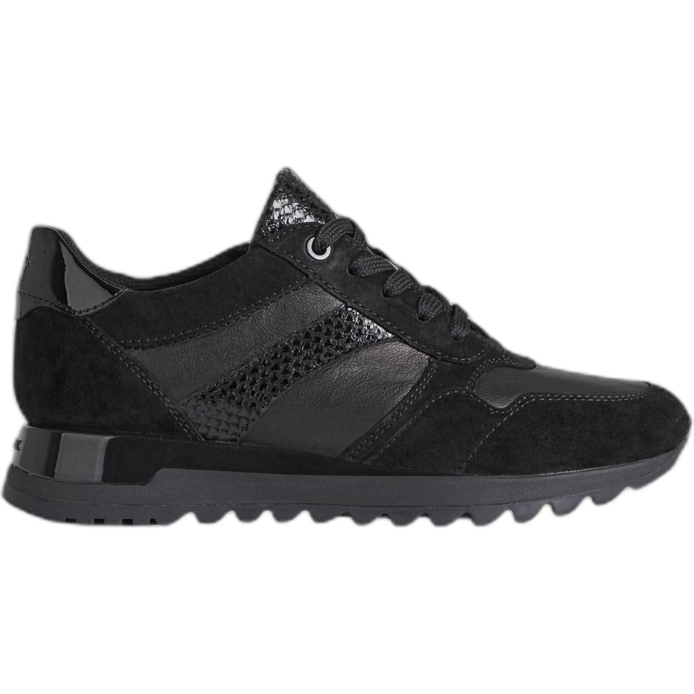 Geox, Damen, Sneaker, 593455, Schwarz, (37)