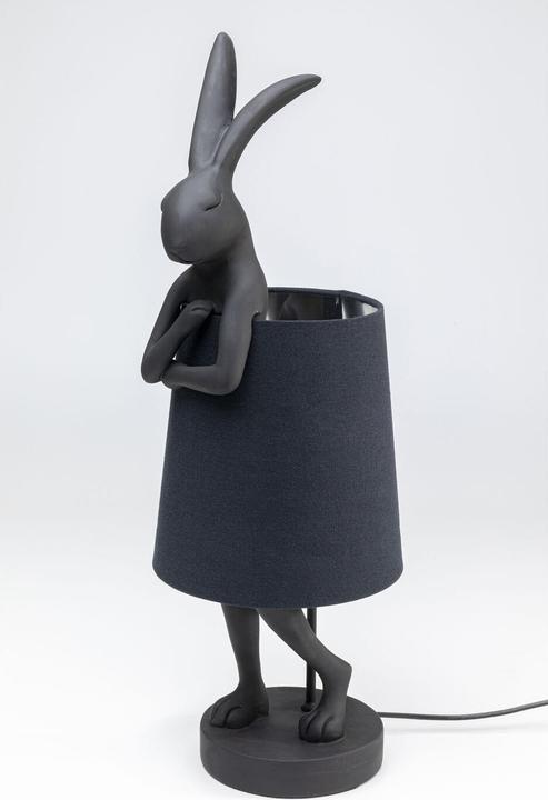 Image du produit Kare Design Lampe de table Animal Rabbit Noir mat 68cm (E14)
