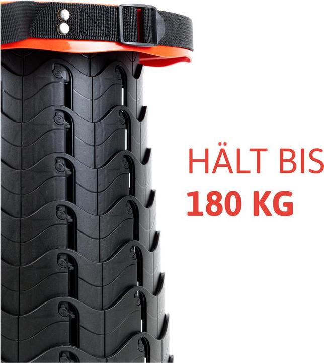 Actual product image Dönges Telescopic stool