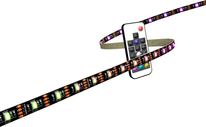Actual product image Century Strip LED 3 metres incl. remote control up to 75 inches (Blue, Green, Red, 300 cm, Indoor)