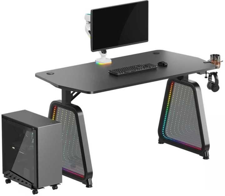 Actual product image Ultradesk Gaming table Booster Black