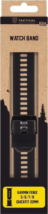 Actual product image Tactical 426 Silicone Strap for Fenix 5|6 QuickFit 22 mm Black (22 mm, Plastic)