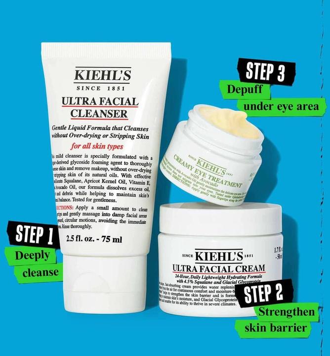 Actual product image Kiehl's KiehlÂ's - Hydration Routine Set Gift Set (Facial care set)