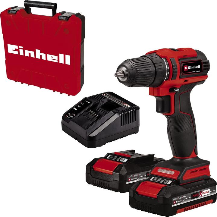 Einhell Accuboormachine en schroevendraaier TE-CD 18/40 Li BL (2x accu 2.0Ah) (Oplaadbare batterij)