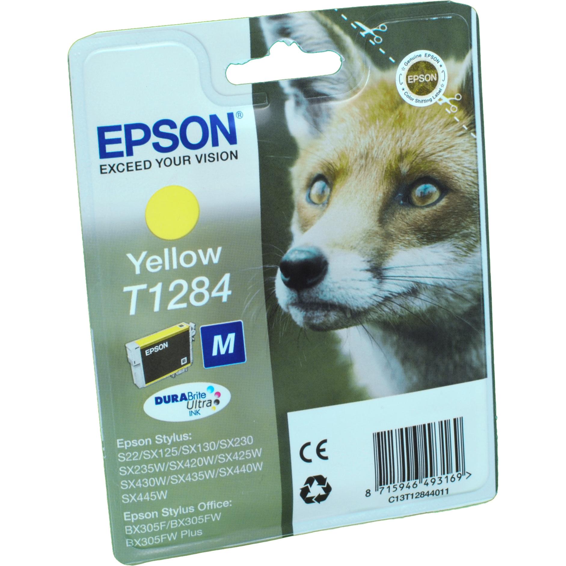 Epson, Druckerpatrone, T1284 DuraBrite Ultra (Y)