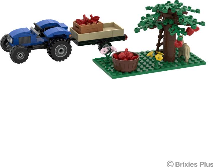 Actual product image Brixies Plus Kleiner Traktor / Small tractor