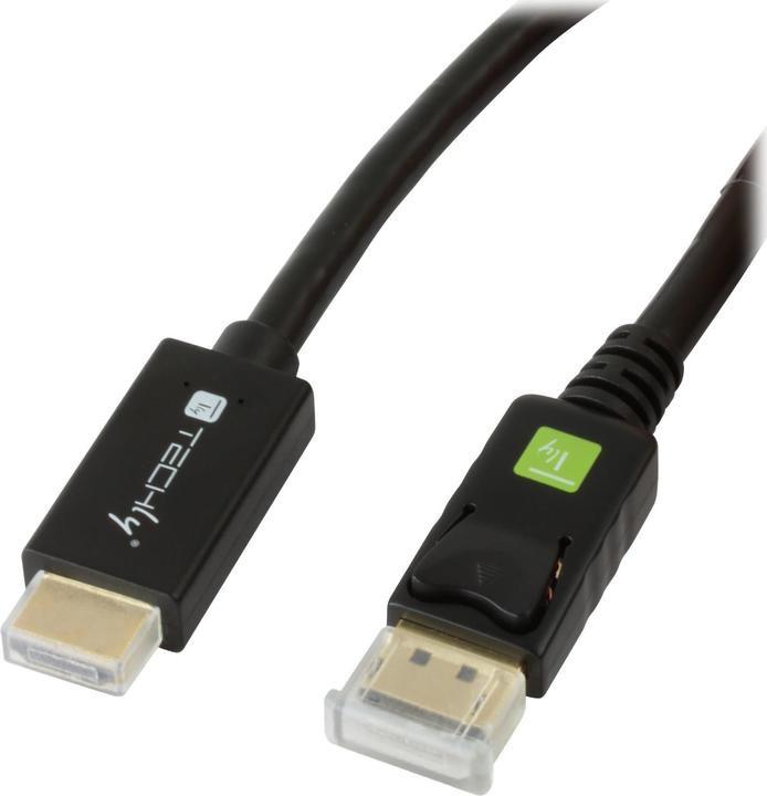 Produktbild Techly DisplayPort — HDMI (Typ A) (2 m, HDMI, DisplayPort, 1.4)