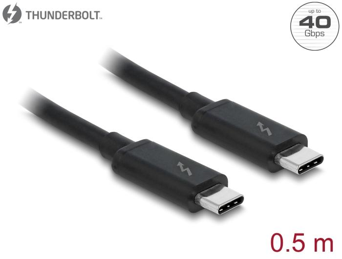 Image du produit Delock Câble Thunderbolt 3 (0.50 m, USB 3.1)