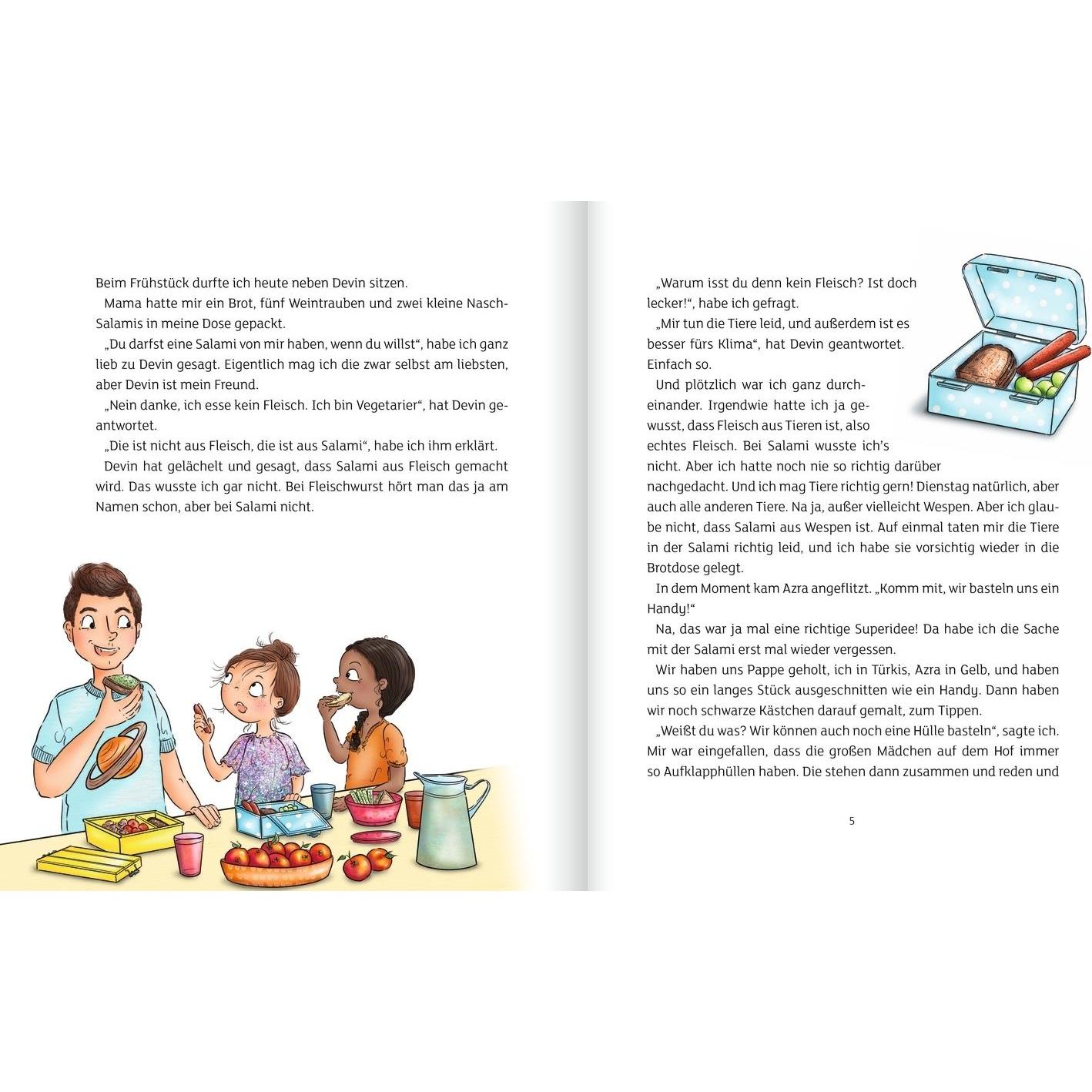 Thumbnail - Tillys Kinderkram. Tilly wird fast Vegetarianerin, Kinderbücher von Jasmin Schaudinn