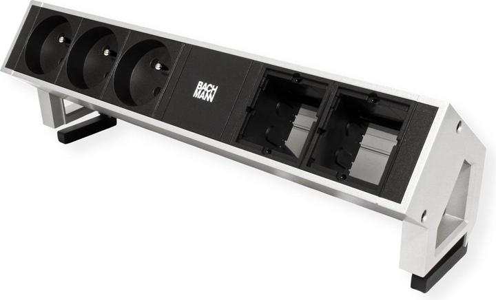 Productafbeelding Bachmann DESK2 - 3xUTE/Franse 45° VESTIGING (3 x, CEE 7/5, CEE 7/3, 0.20 m)
