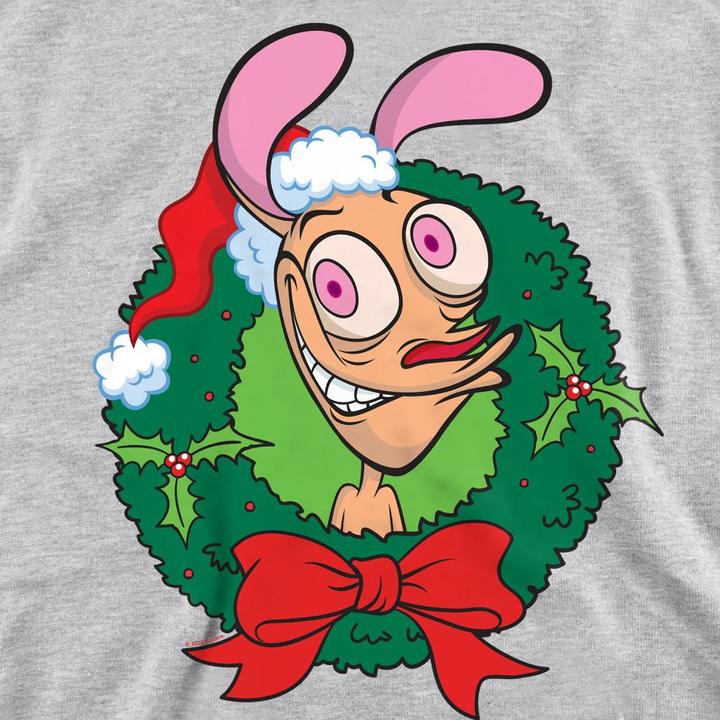 Produktbild Ren & Stimpy Sweatshirt weihnachtliches Design (M)