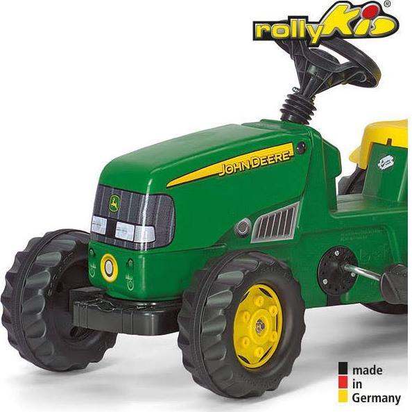 Actual product image Rolly Toys rollyKid John Deere tractor with trailer