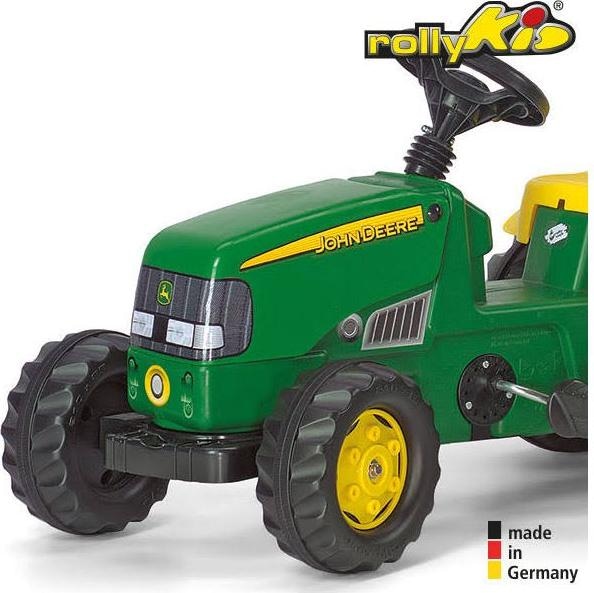 Actual product image Rolly Toys rollyKid John Deere tractor with trailer