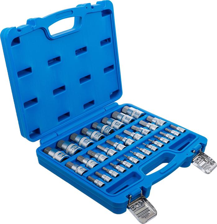 Productafbeelding BGS Bitsleutelset | aandrijfvierkant 6,3 mm (1/4") / 10 mm (3/8") / 12,5 mm (1/2") | binnenzeskant (5/64)