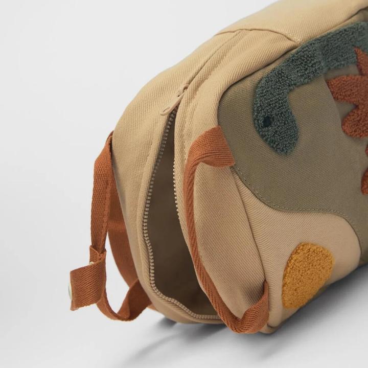 Immagine prodotto Only-Bags.Store Ricamo Sole Collo lungo Piccolo Dinosauro Zaino Gancio Capelli Ricamato Cartoon Tela