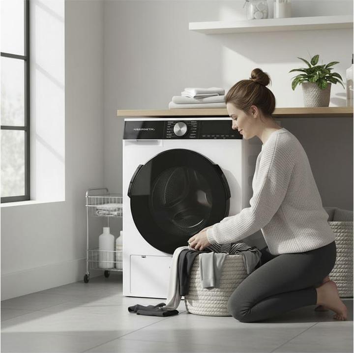 Immagine prodotto Kibernetik MSTR511 MasterSeries Wärmepumpentrockner 9kg C Klasse Weiss (9 kg, A destra)