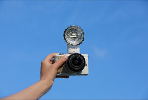 Actual product image Godox Retro-Kamerablitz (Olympus, Fujifilm, Canon, Sony, Nikon)