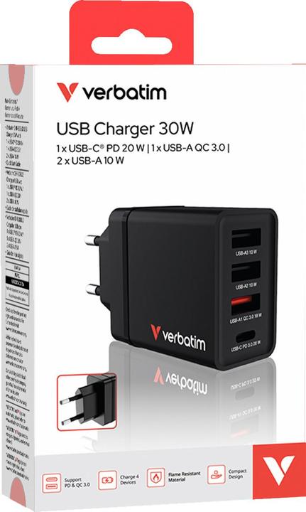 Immagine prodotto Verbatim Charger (30 W, 4 porte)