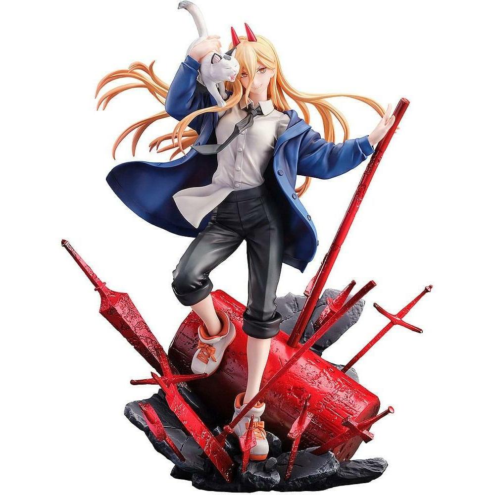 Sega Chainsaw Man statuette 1/7 1/7 Power & Meowy 28 cm