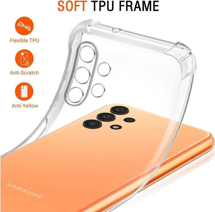 Actual product image Screenguard Crystal Soft Airbag Bumper (Samsung Galaxy A13)