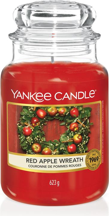 Actual product image Yankee Candle Red Apple Wreath Signature Large Tumbler Scented Candle