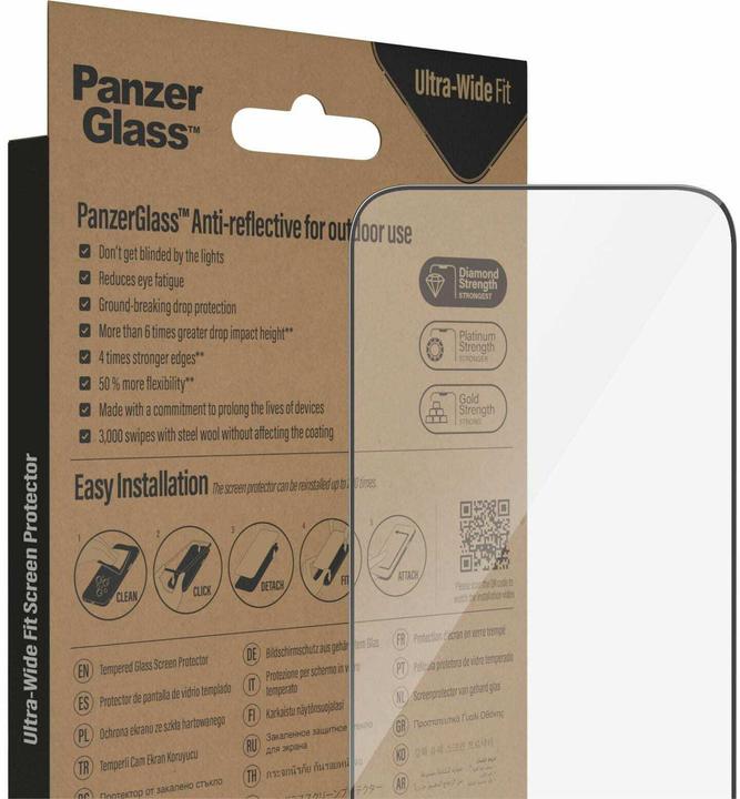 Image du produit PanzerGlass Ultra Wide Fit antireflet (1 pcs, Apple iPhone 14 Pro Max)