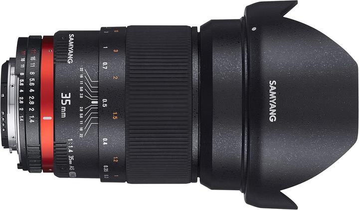 Actual product image Samyang 35mm f/1.4 Canon EF AE (Canon EF, Canon EF-S, APS-C / DX, full size)