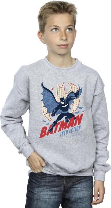Actual product image Boys Batman Into Action Sweatshirt (104)