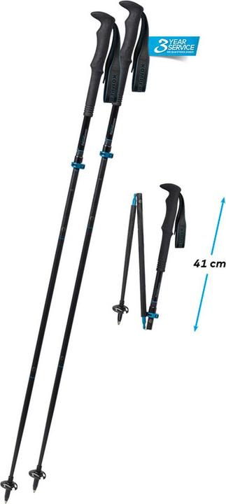 Actual product image Komperdell Carbon FXP.4 Approach Vario poles (115 - 135 cm)