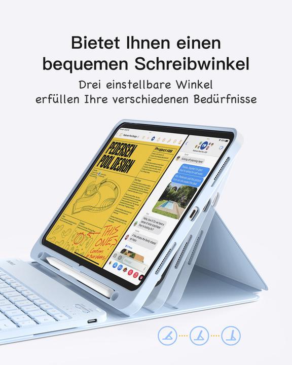 Produktbild Inateck Keyboard iPad 04002 blue (KB04002 blue) (DE)