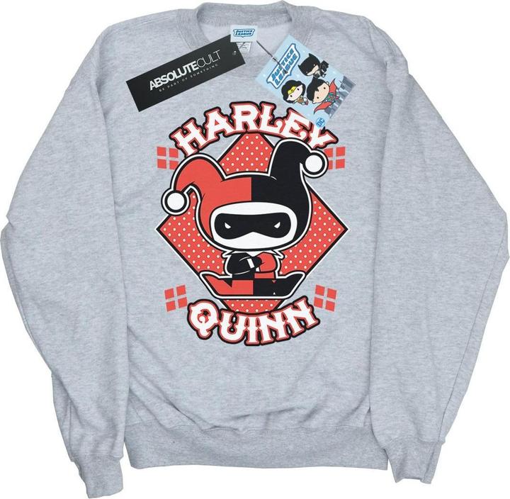 Produktbild Chibi Harley Quinn Badge Sweatshirt Mädchen (128)