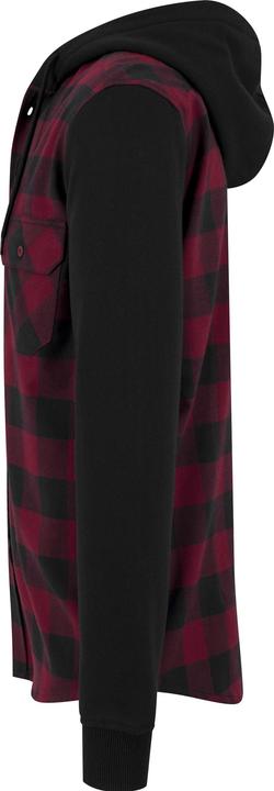 Produktbild Urban Classics Hooded Checked Flanell Sweat Sleeve Shirt (XXL)