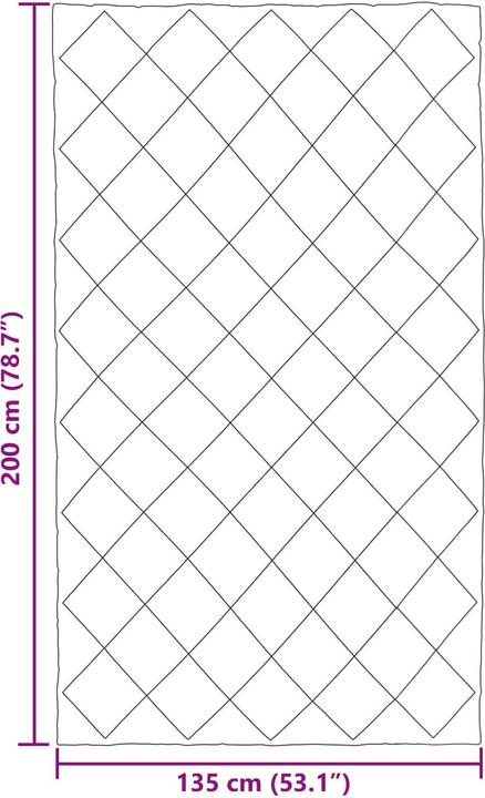 Produktbild vidaXL Moderne Bettwäsche (Duvetbezug, 200 x 200 cm)